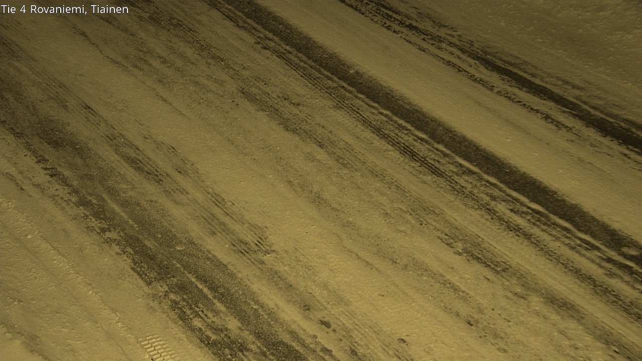 Weather Camera Image Road 4 Rovaniemi, Tiainen, Rovaniemi, Lappi