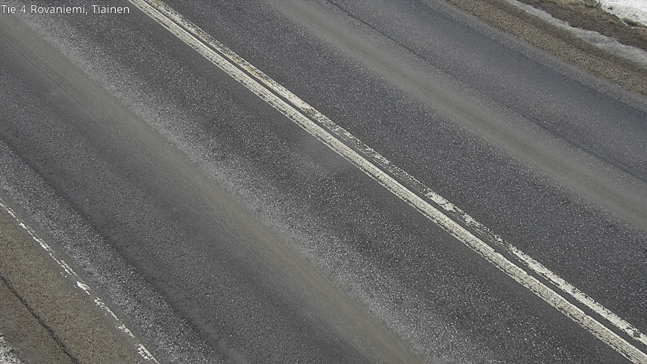 Weather Camera Image Väg 4 Rovaniemi, Tiainen, Rovaniemi, Lappi