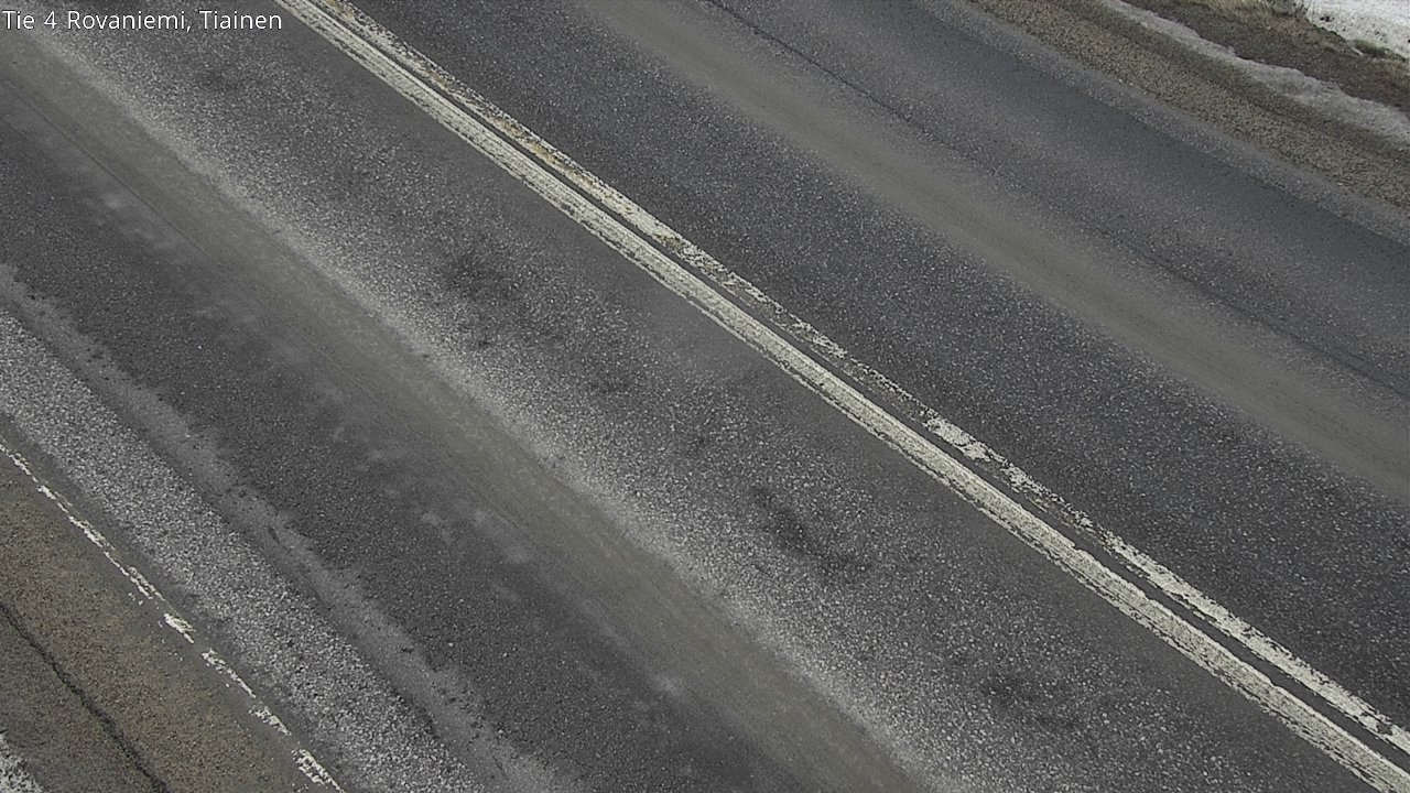 Weather Camera Image Väg 4 Rovaniemi, Tiainen, Rovaniemi, Lappi