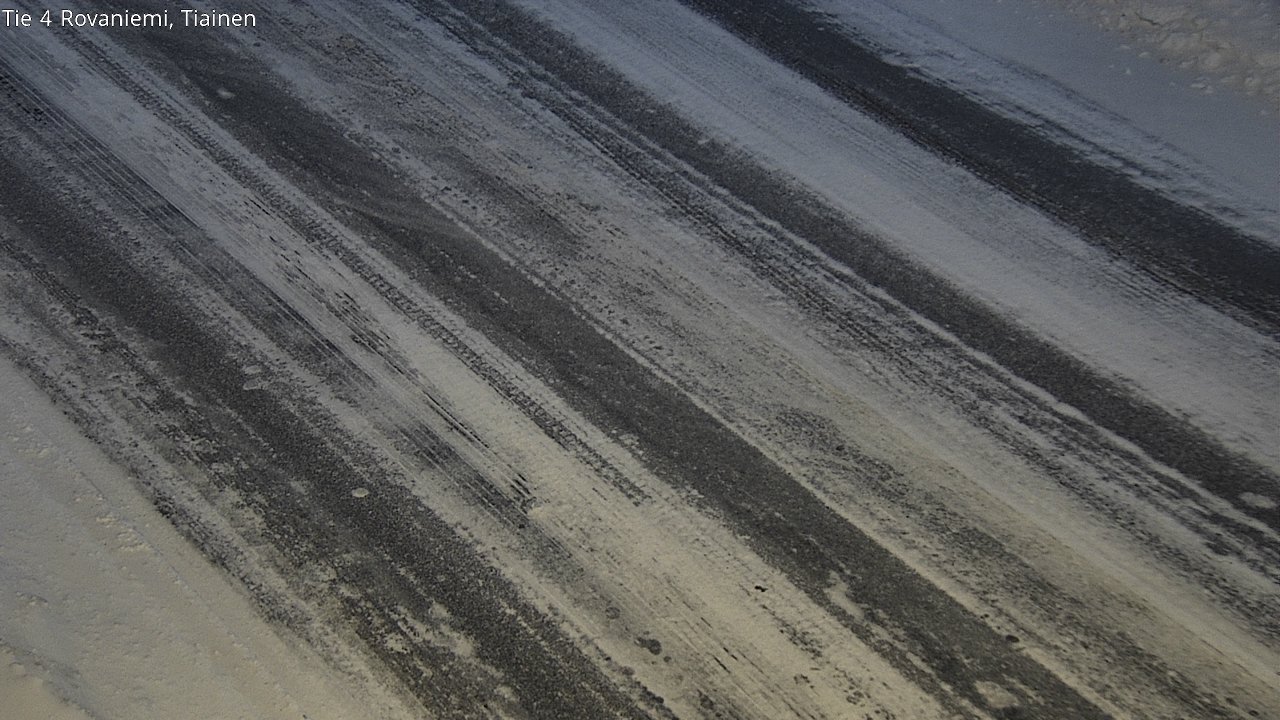 Weather Camera Image Road 4 Rovaniemi, Tiainen, Rovaniemi, Lappi