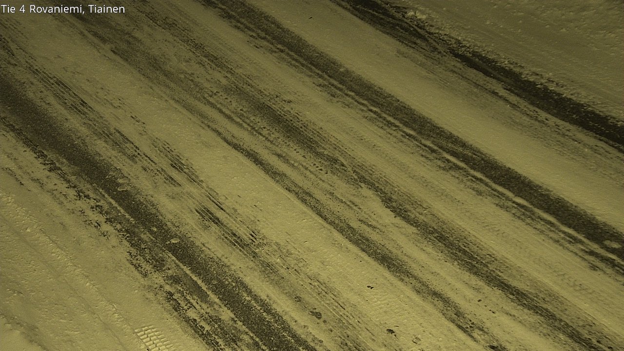 Weather Camera Image Road 4 Rovaniemi, Tiainen, Rovaniemi, Lappi