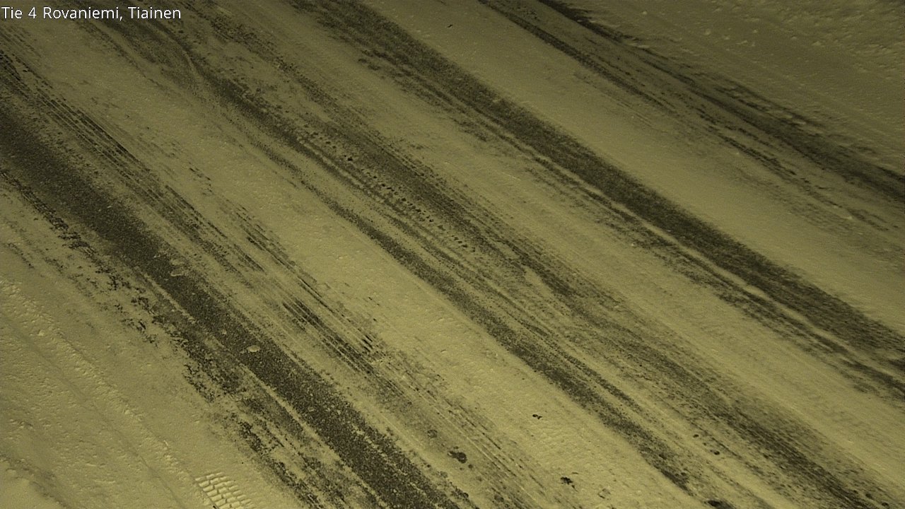 Weather Camera Image Road 4 Rovaniemi, Tiainen, Rovaniemi, Lappi
