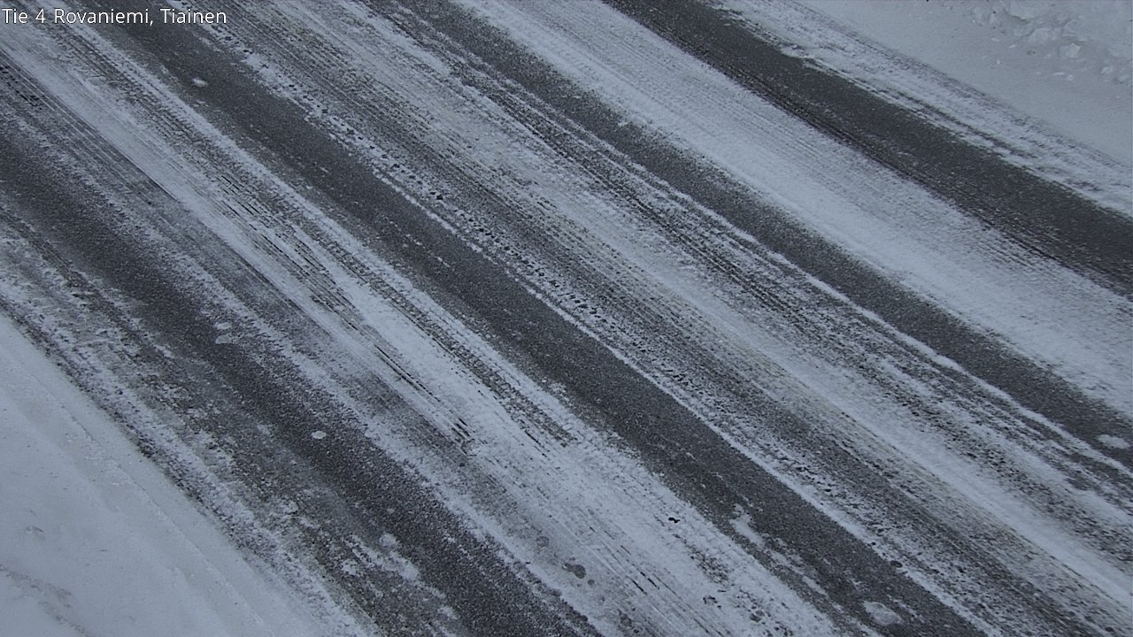Weather Camera Image Road 4 Rovaniemi, Tiainen, Rovaniemi, Lappi