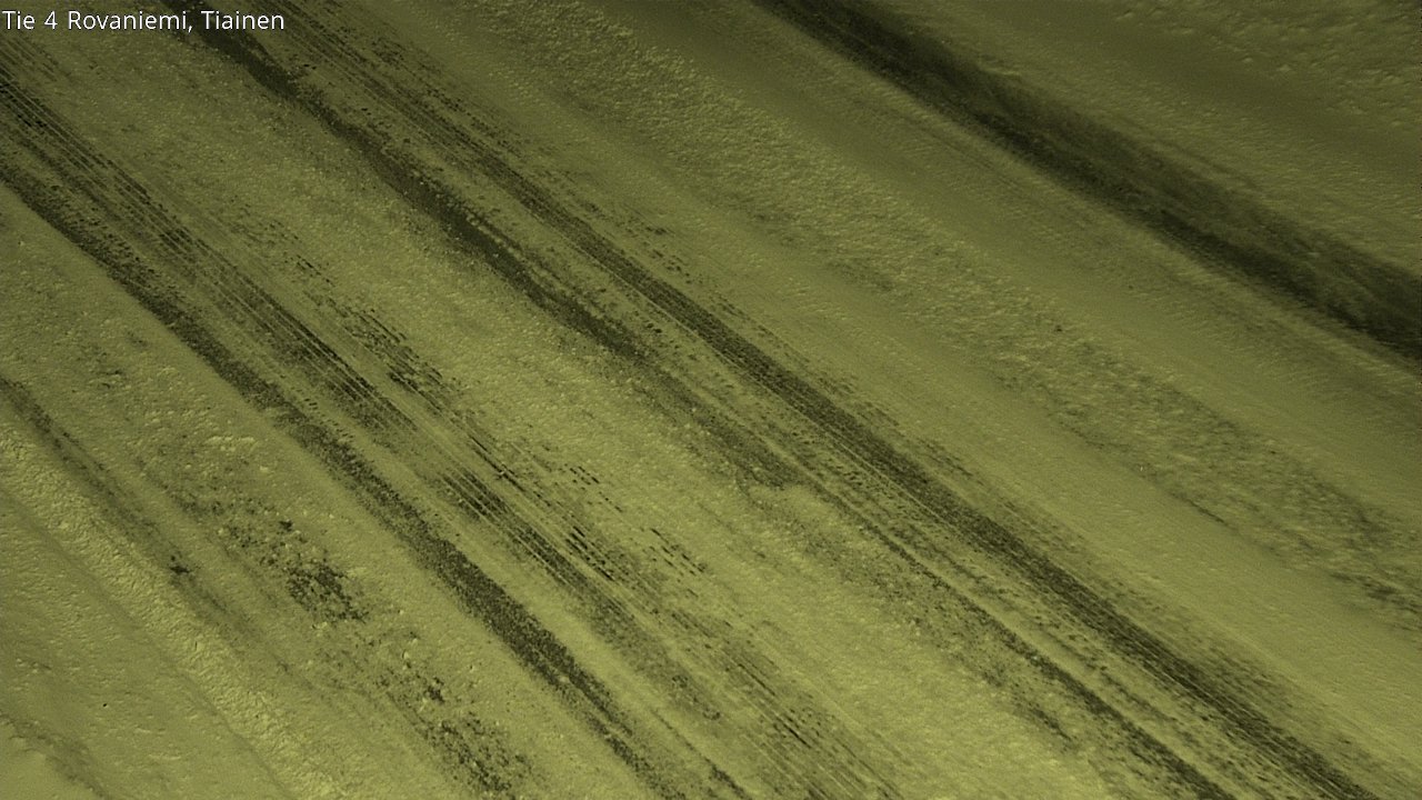 Weather Camera Image Road 4 Rovaniemi, Tiainen, Rovaniemi, Lappi