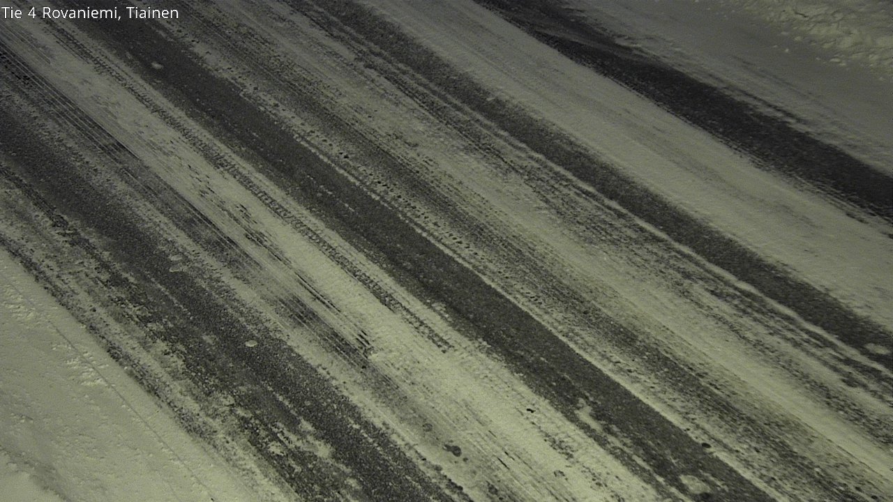 Weather Camera Image Road 4 Rovaniemi, Tiainen, Rovaniemi, Lappi