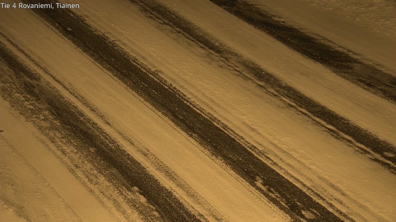 Weather Camera Image Road 4 Rovaniemi, Tiainen, Rovaniemi, Lappi