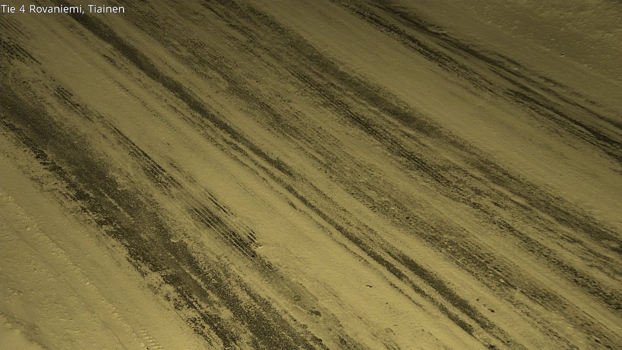 Weather Camera Image Road 4 Rovaniemi, Tiainen, Rovaniemi, Lappi