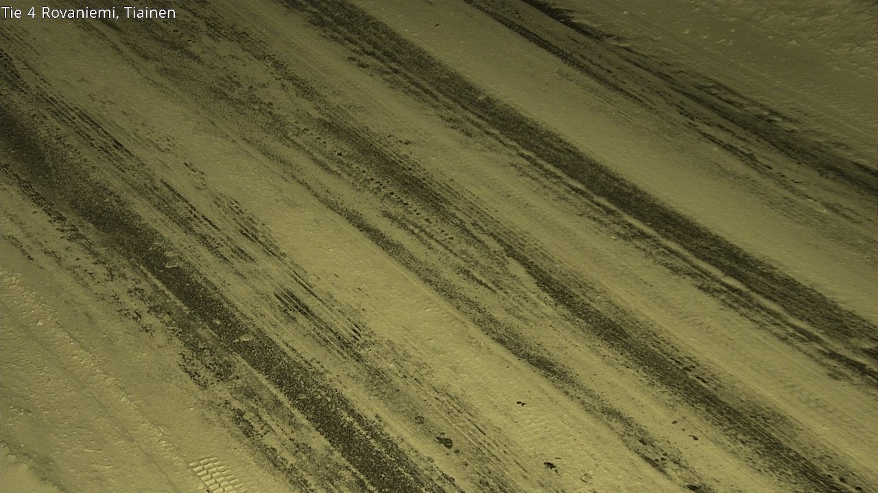 Weather Camera Image Road 4 Rovaniemi, Tiainen, Rovaniemi, Lappi