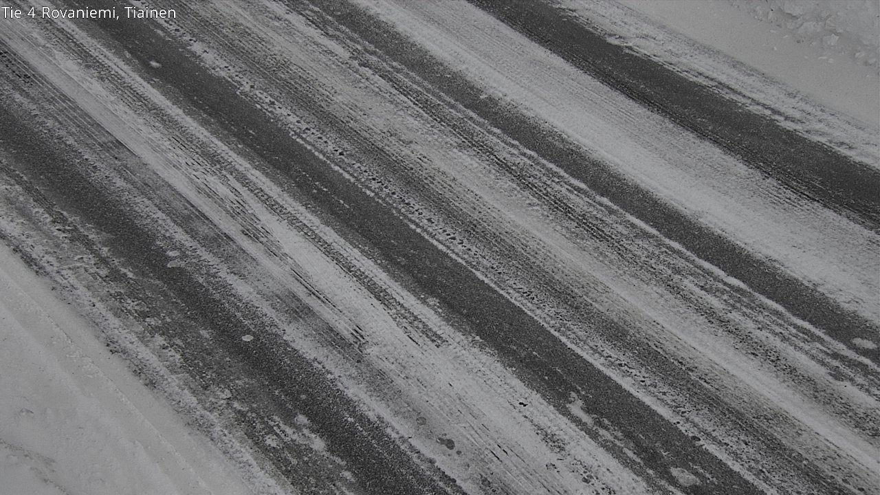 Weather Camera Image Road 4 Rovaniemi, Tiainen, Rovaniemi, Lappi
