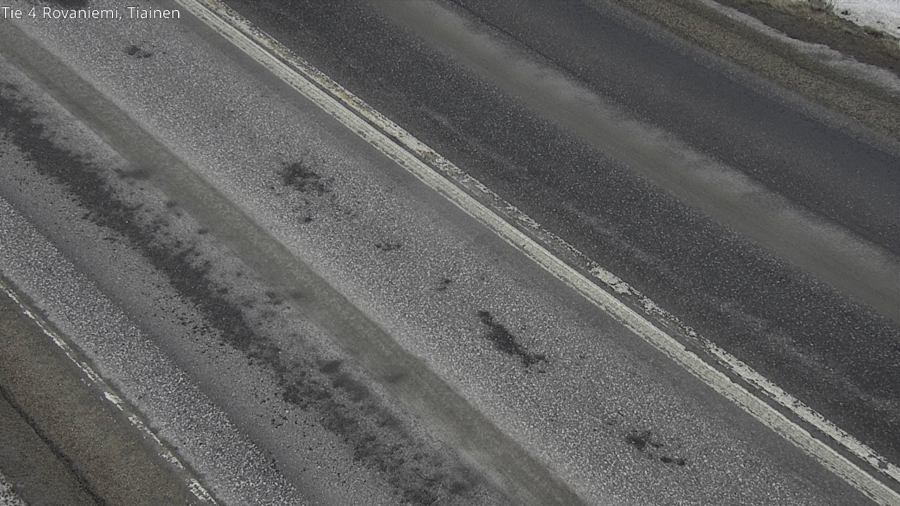 Weather Camera Image Väg 4 Rovaniemi, Tiainen, Rovaniemi, Lappi