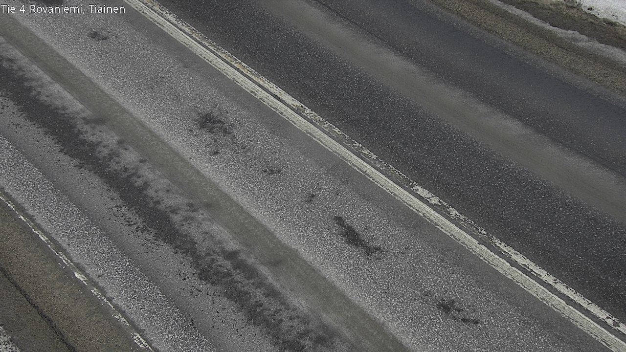 Weather Camera Image Väg 4 Rovaniemi, Tiainen, Rovaniemi, Lappi