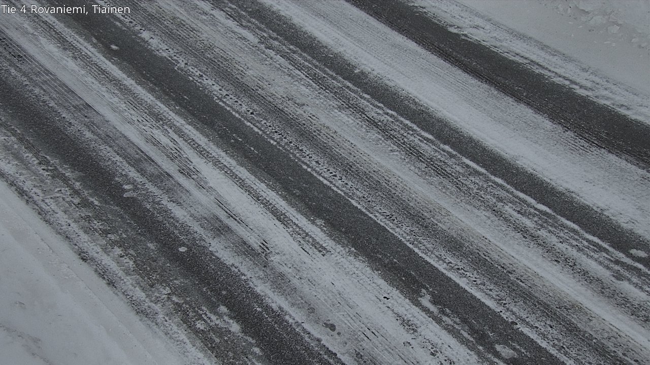 Weather Camera Image Road 4 Rovaniemi, Tiainen, Rovaniemi, Lappi