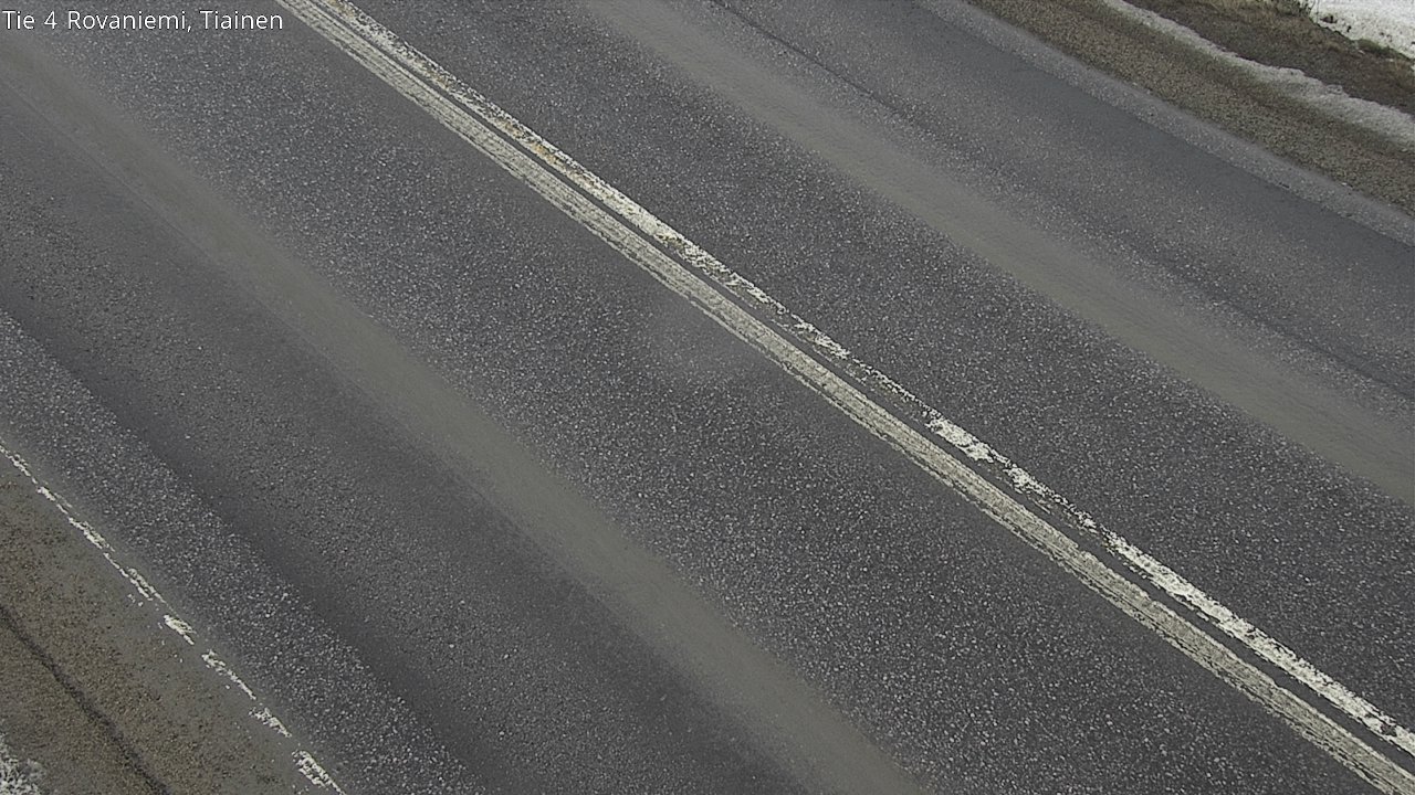 Weather Camera Image Road 4 Rovaniemi, Tiainen, Rovaniemi, Lappi