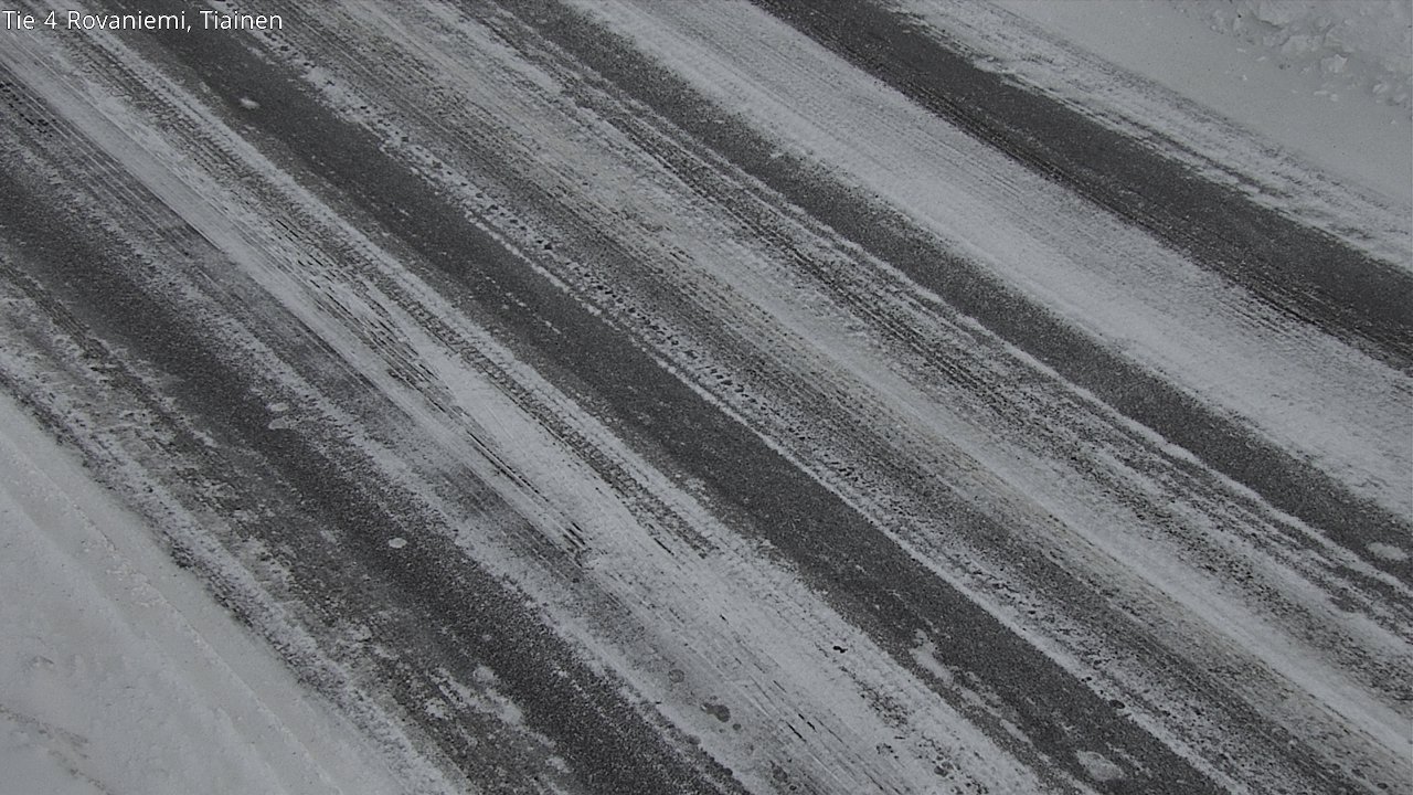 Weather Camera Image Road 4 Rovaniemi, Tiainen, Rovaniemi, Lappi