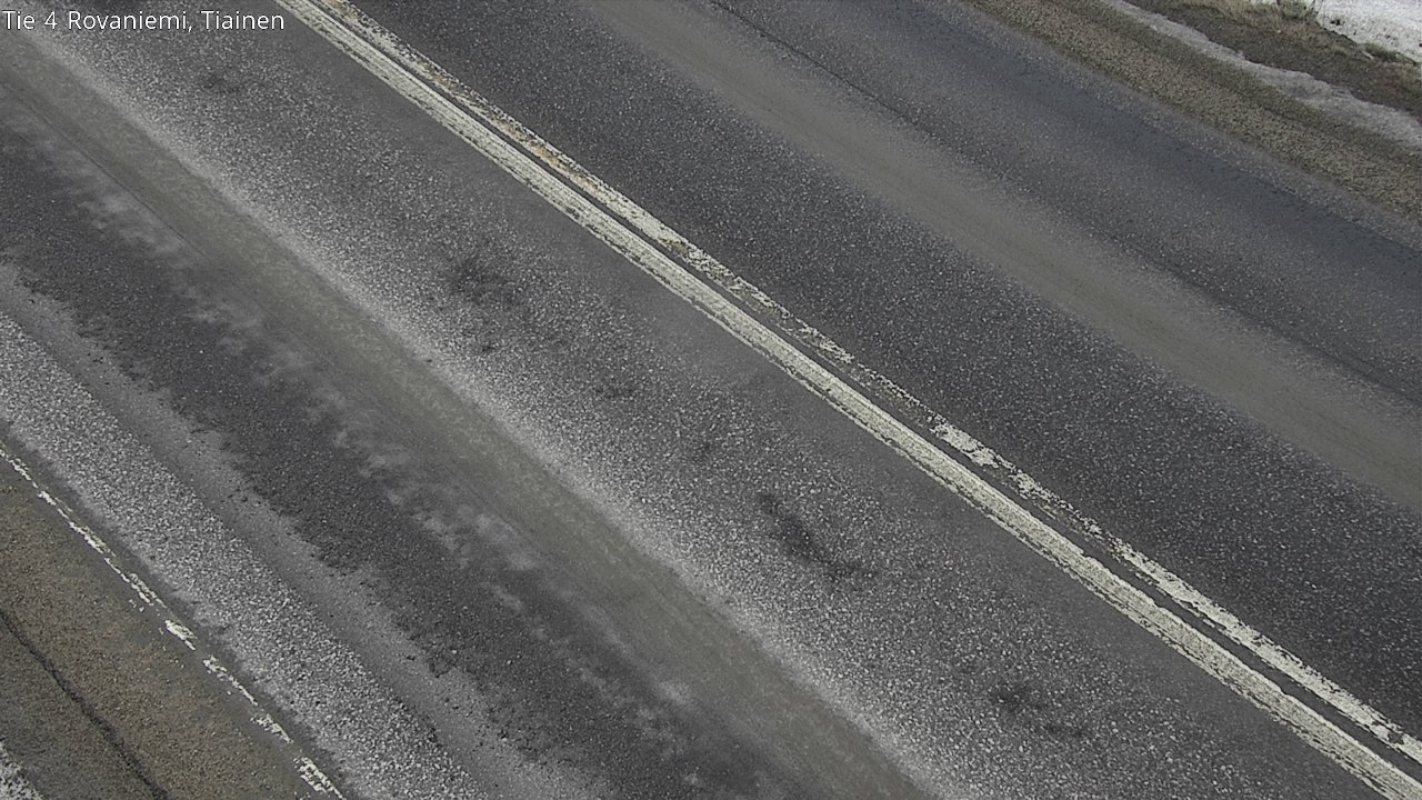 Weather Camera Image Väg 4 Rovaniemi, Tiainen, Rovaniemi, Lappi