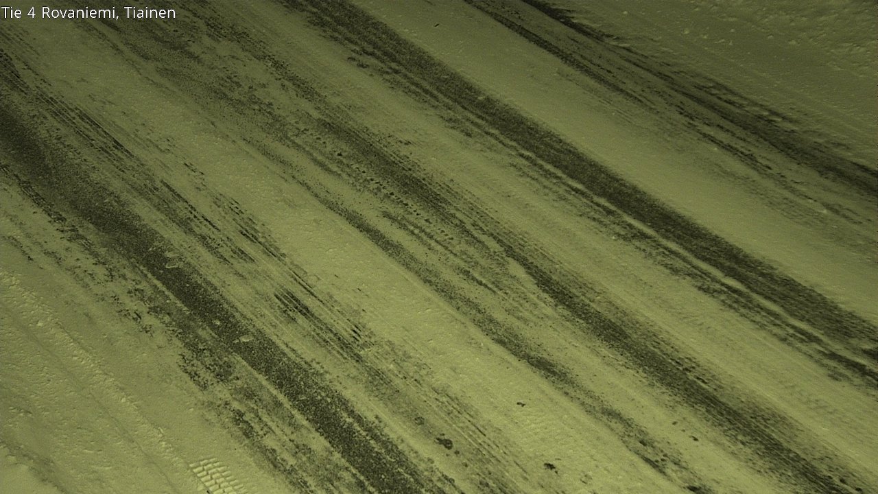 Weather Camera Image Road 4 Rovaniemi, Tiainen, Rovaniemi, Lappi