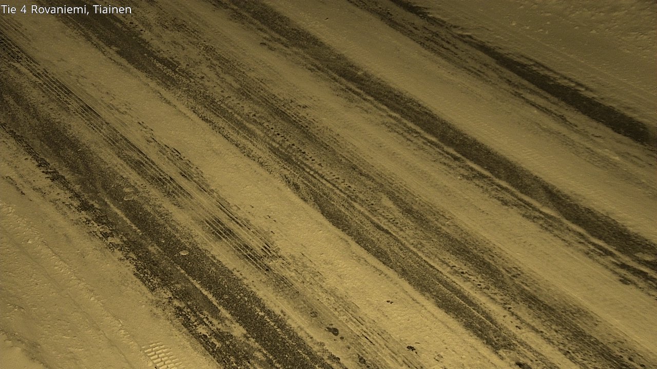 Weather Camera Image Road 4 Rovaniemi, Tiainen, Rovaniemi, Lappi