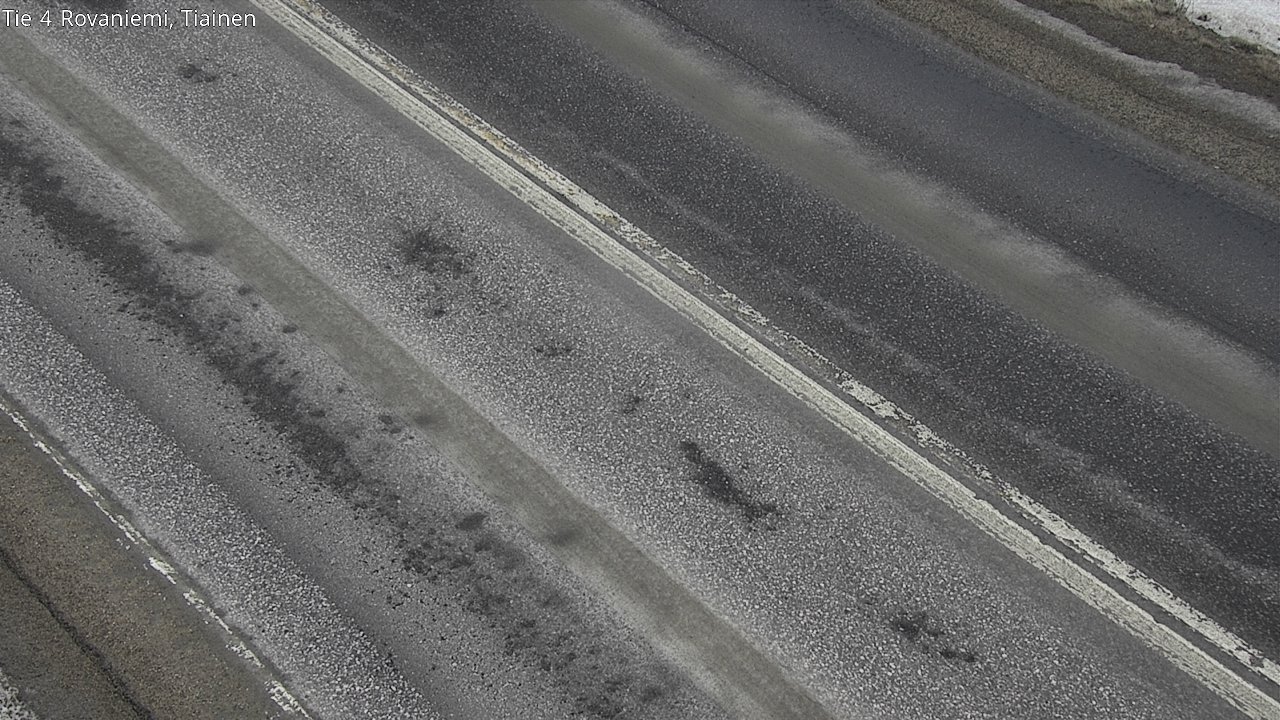 Weather Camera Image Road 4 Rovaniemi, Tiainen, Rovaniemi, Lappi