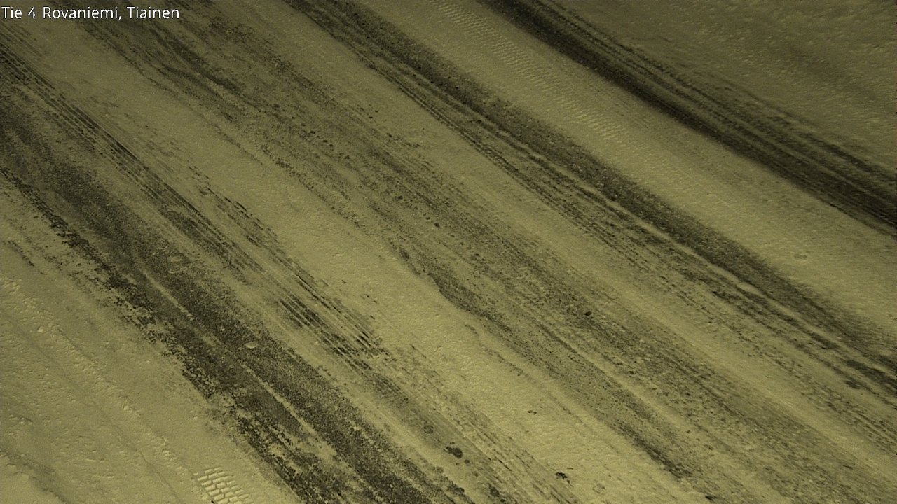 Weather Camera Image Road 4 Rovaniemi, Tiainen, Rovaniemi, Lappi