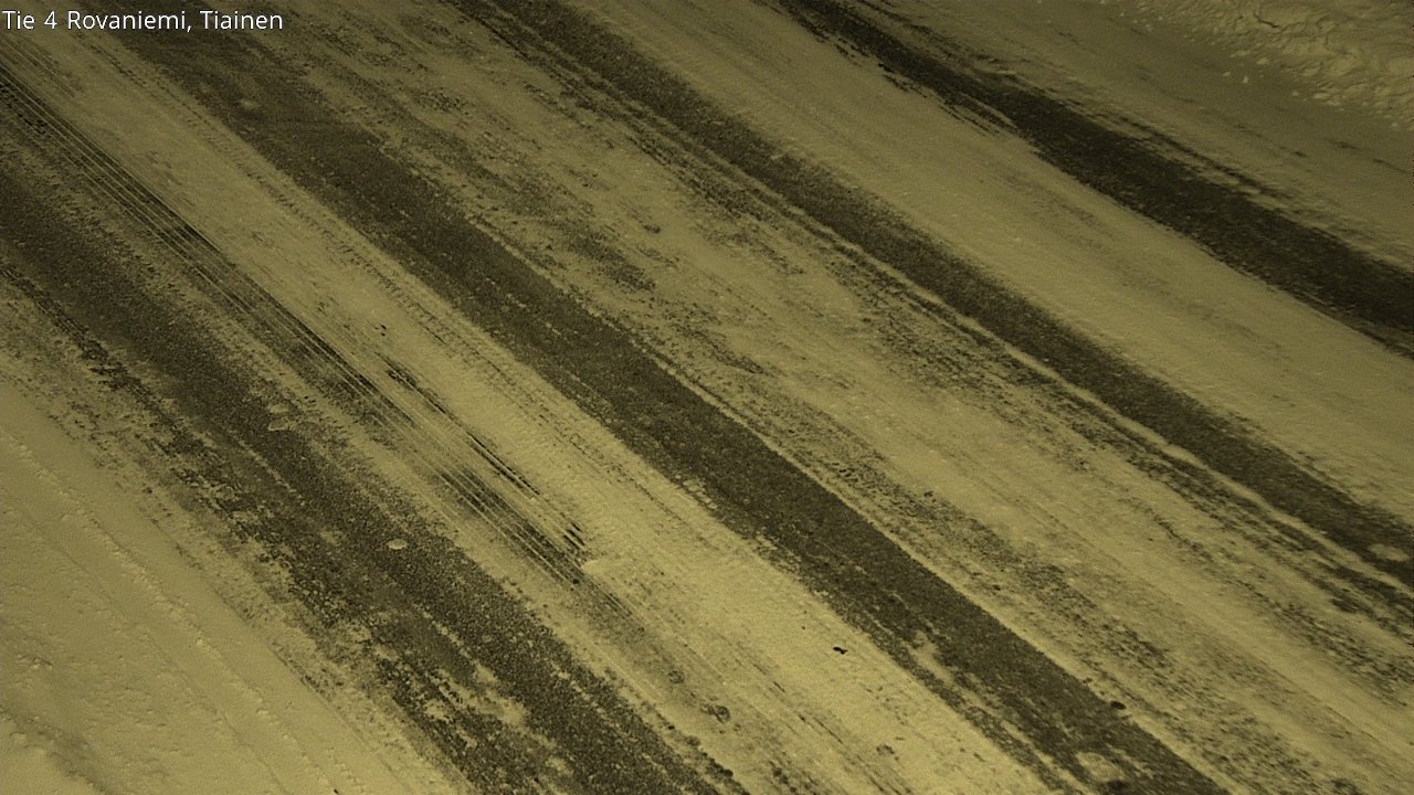 Weather Camera Image Road 4 Rovaniemi, Tiainen, Rovaniemi, Lappi