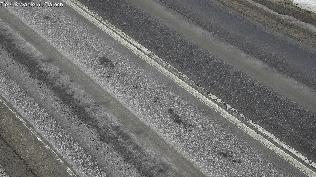 Weather Camera Image Väg 4 Rovaniemi, Tiainen, Rovaniemi, Lappi