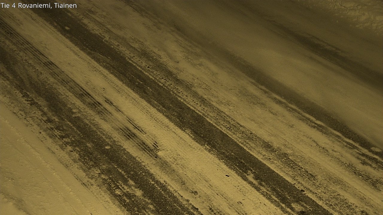 Weather Camera Image Road 4 Rovaniemi, Tiainen, Rovaniemi, Lappi