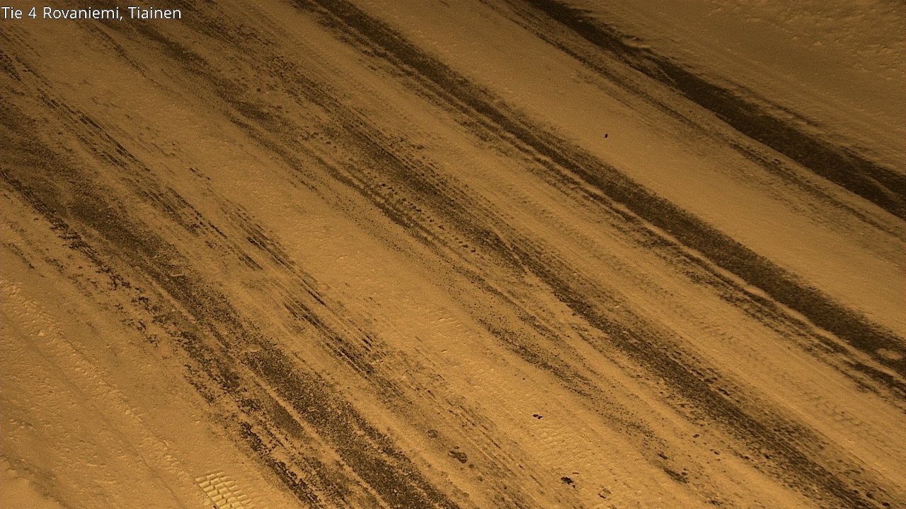 Weather Camera Image Road 4 Rovaniemi, Tiainen, Rovaniemi, Lappi