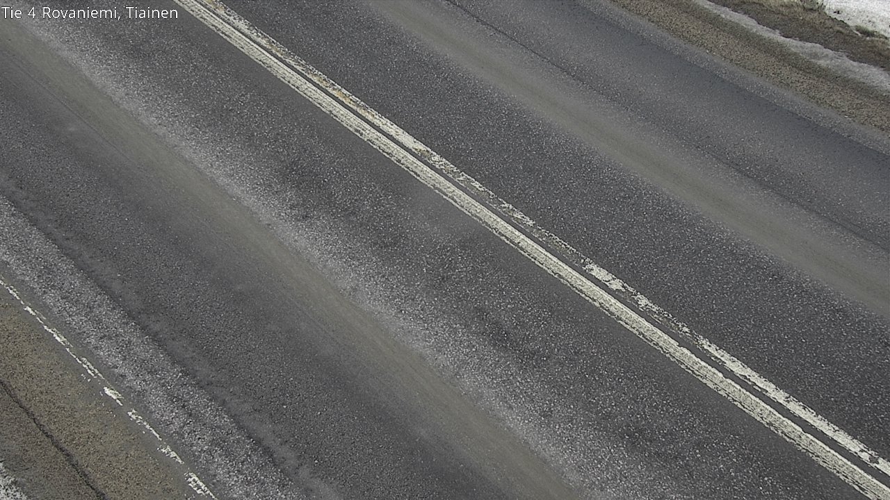 Weather Camera Image Väg 4 Rovaniemi, Tiainen, Rovaniemi, Lappi