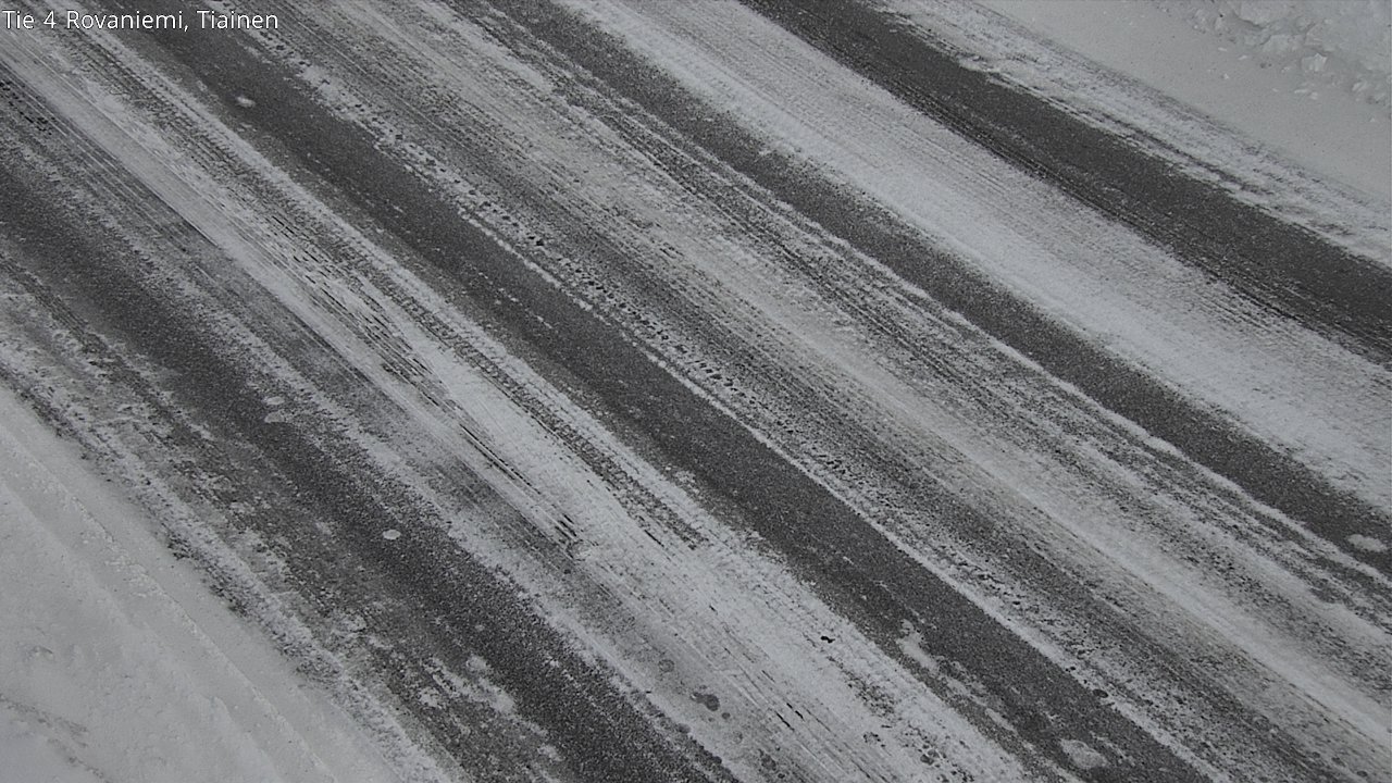 Weather Camera Image Road 4 Rovaniemi, Tiainen, Rovaniemi, Lappi