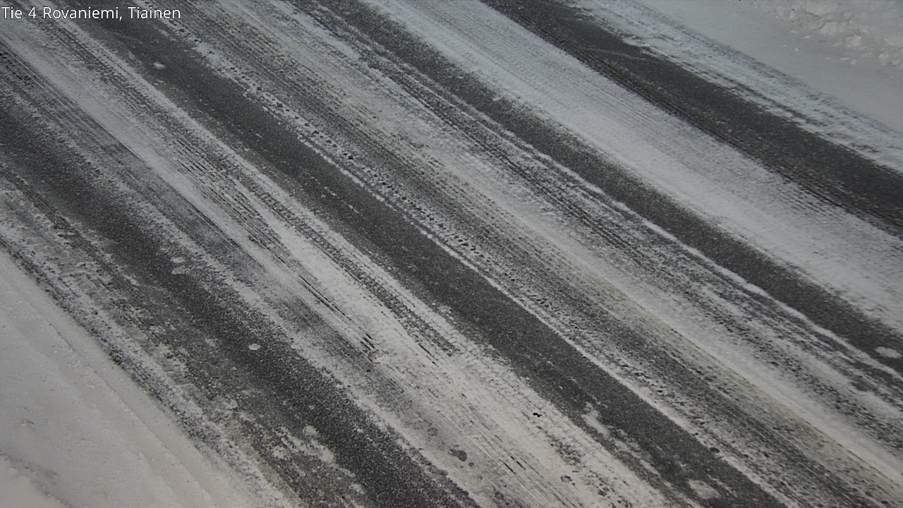 Weather Camera Image Road 4 Rovaniemi, Tiainen, Rovaniemi, Lappi