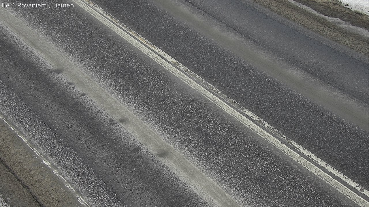 Weather Camera Image Road 4 Rovaniemi, Tiainen, Rovaniemi, Lappi
