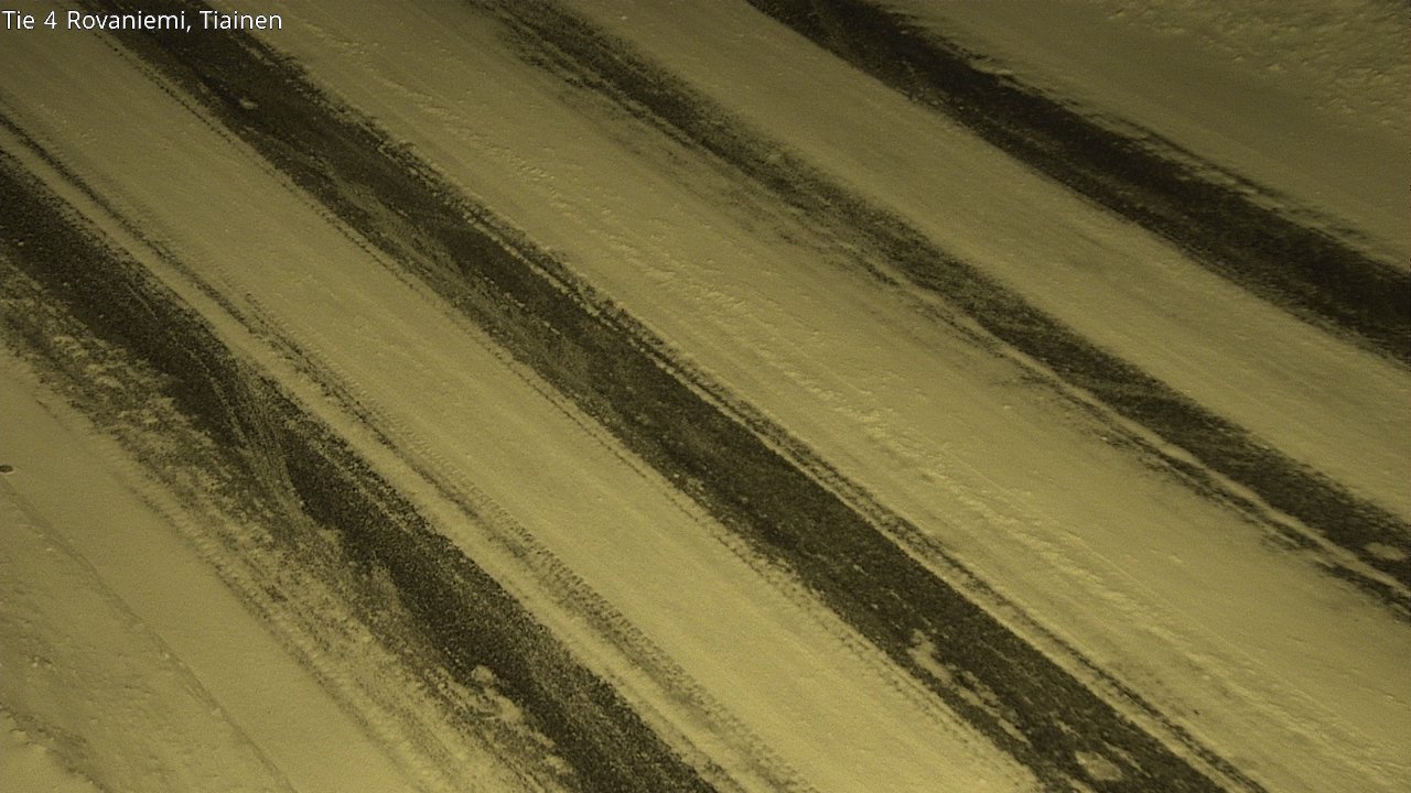 Weather Camera Image Road 4 Rovaniemi, Tiainen, Rovaniemi, Lappi