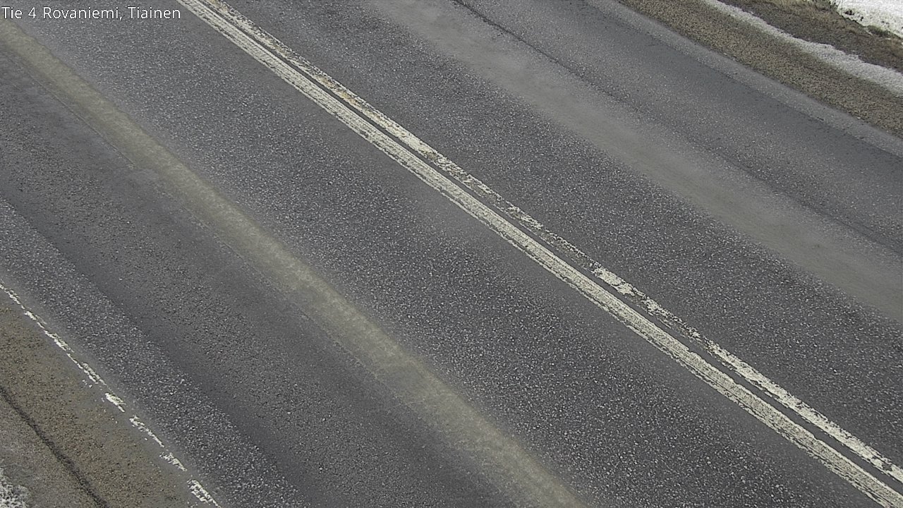 Weather Camera Image Road 4 Rovaniemi, Tiainen, Rovaniemi, Lappi