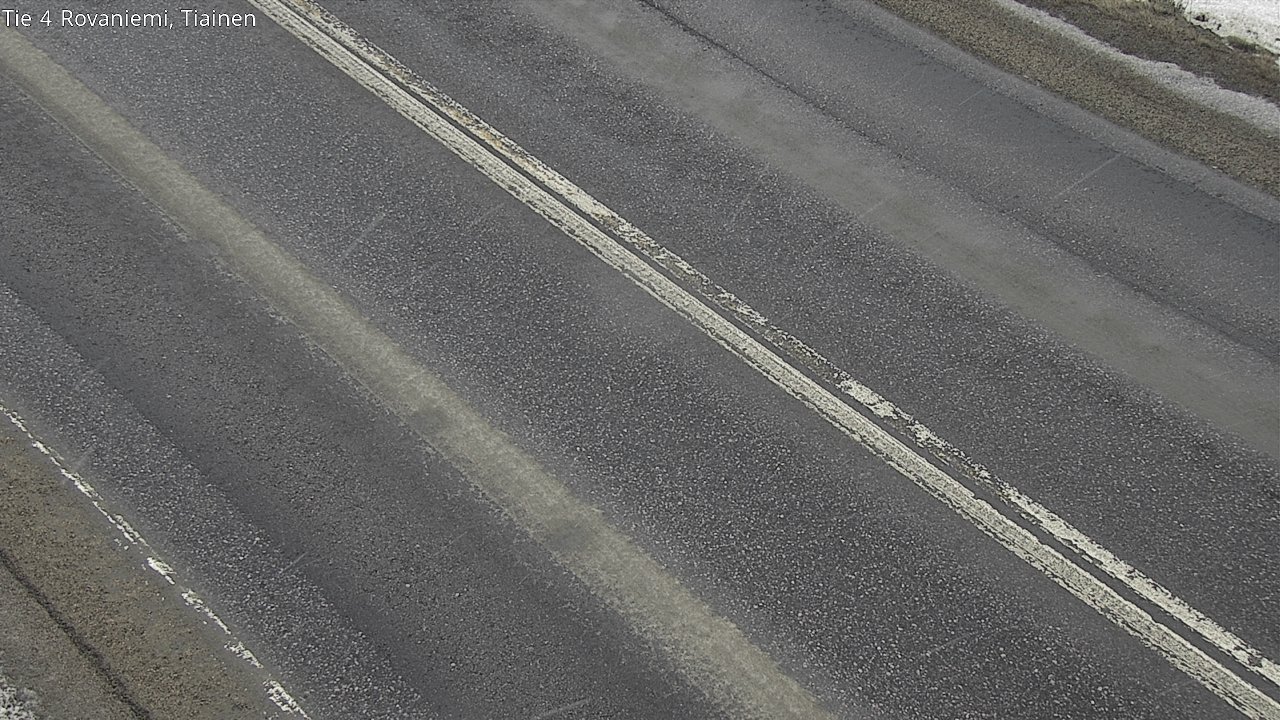 Weather Camera Image Road 4 Rovaniemi, Tiainen, Rovaniemi, Lappi