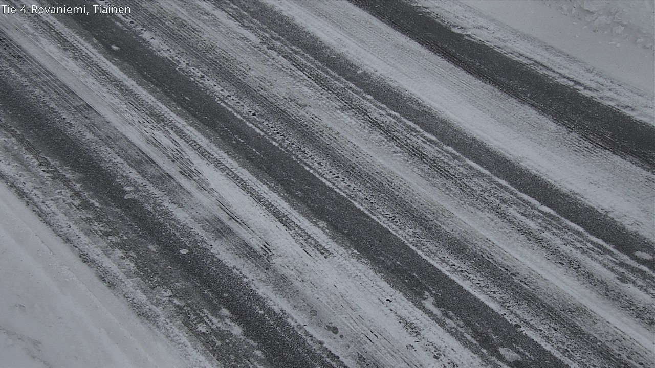 Weather Camera Image Road 4 Rovaniemi, Tiainen, Rovaniemi, Lappi