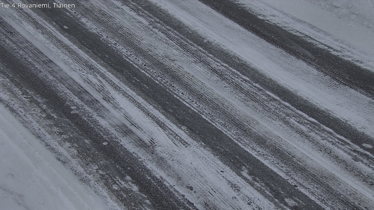 Weather Camera Image Road 4 Rovaniemi, Tiainen, Rovaniemi, Lappi