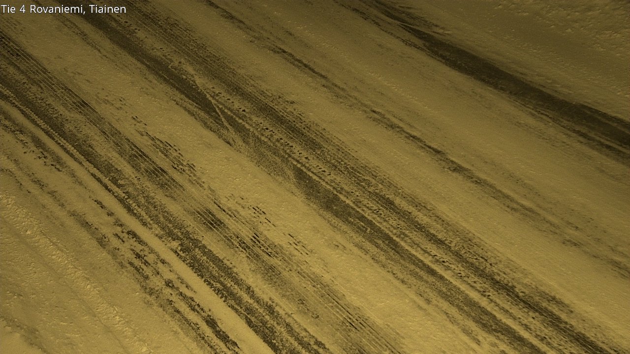 Weather Camera Image Road 4 Rovaniemi, Tiainen, Rovaniemi, Lappi