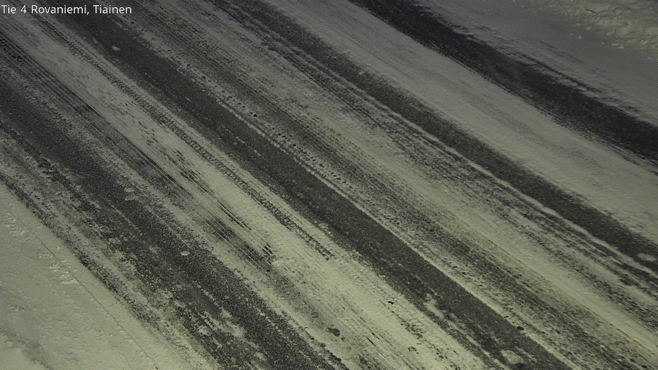 Weather Camera Image Road 4 Rovaniemi, Tiainen, Rovaniemi, Lappi