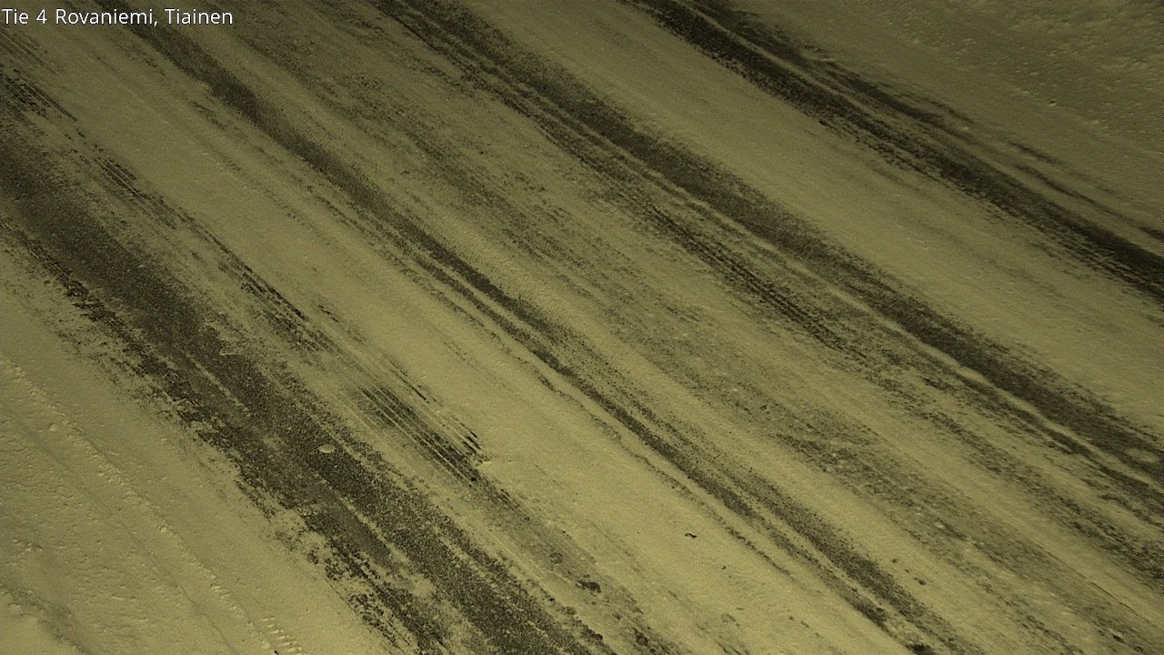 Weather Camera Image Road 4 Rovaniemi, Tiainen, Rovaniemi, Lappi