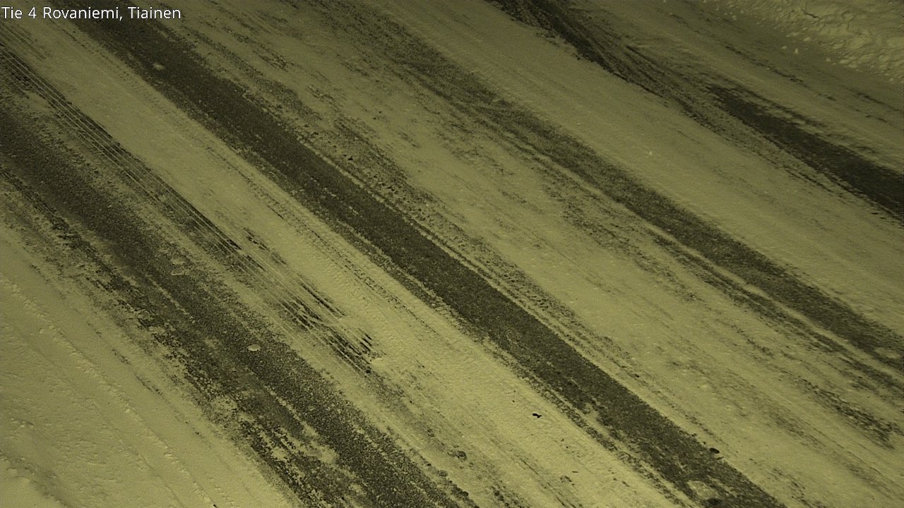 Weather Camera Image Road 4 Rovaniemi, Tiainen, Rovaniemi, Lappi
