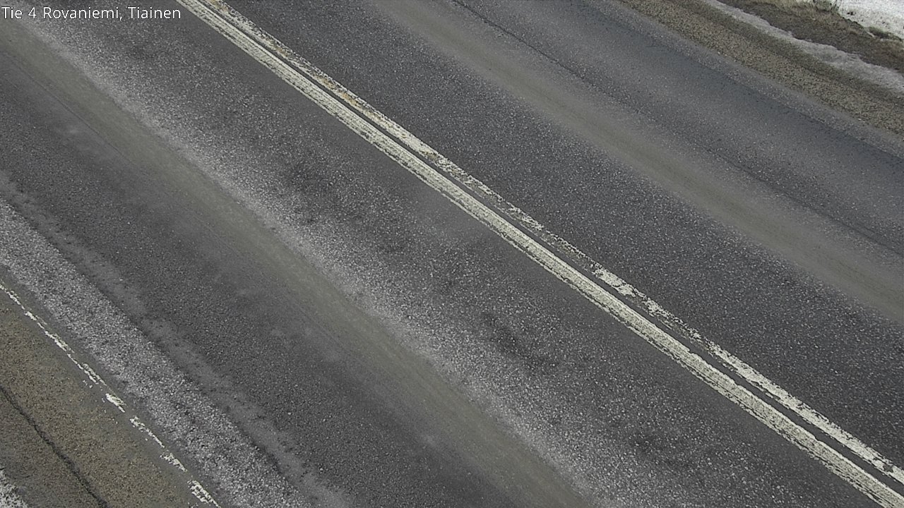 Weather Camera Image Väg 4 Rovaniemi, Tiainen, Rovaniemi, Lappi