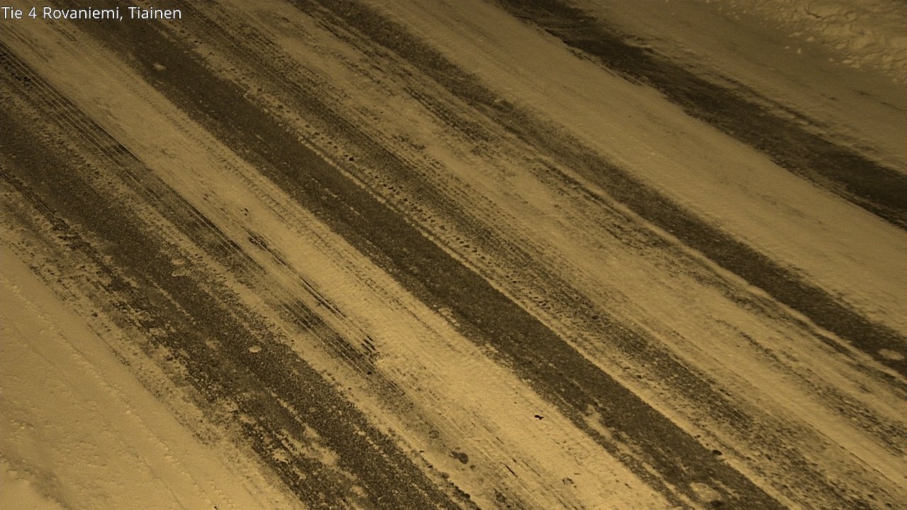 Weather Camera Image Road 4 Rovaniemi, Tiainen, Rovaniemi, Lappi