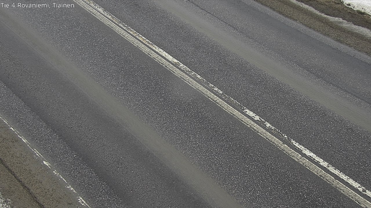 Weather Camera Image Road 4 Rovaniemi, Tiainen, Rovaniemi, Lappi