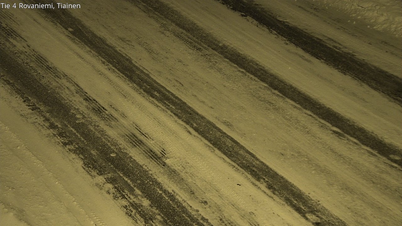 Weather Camera Image Road 4 Rovaniemi, Tiainen, Rovaniemi, Lappi