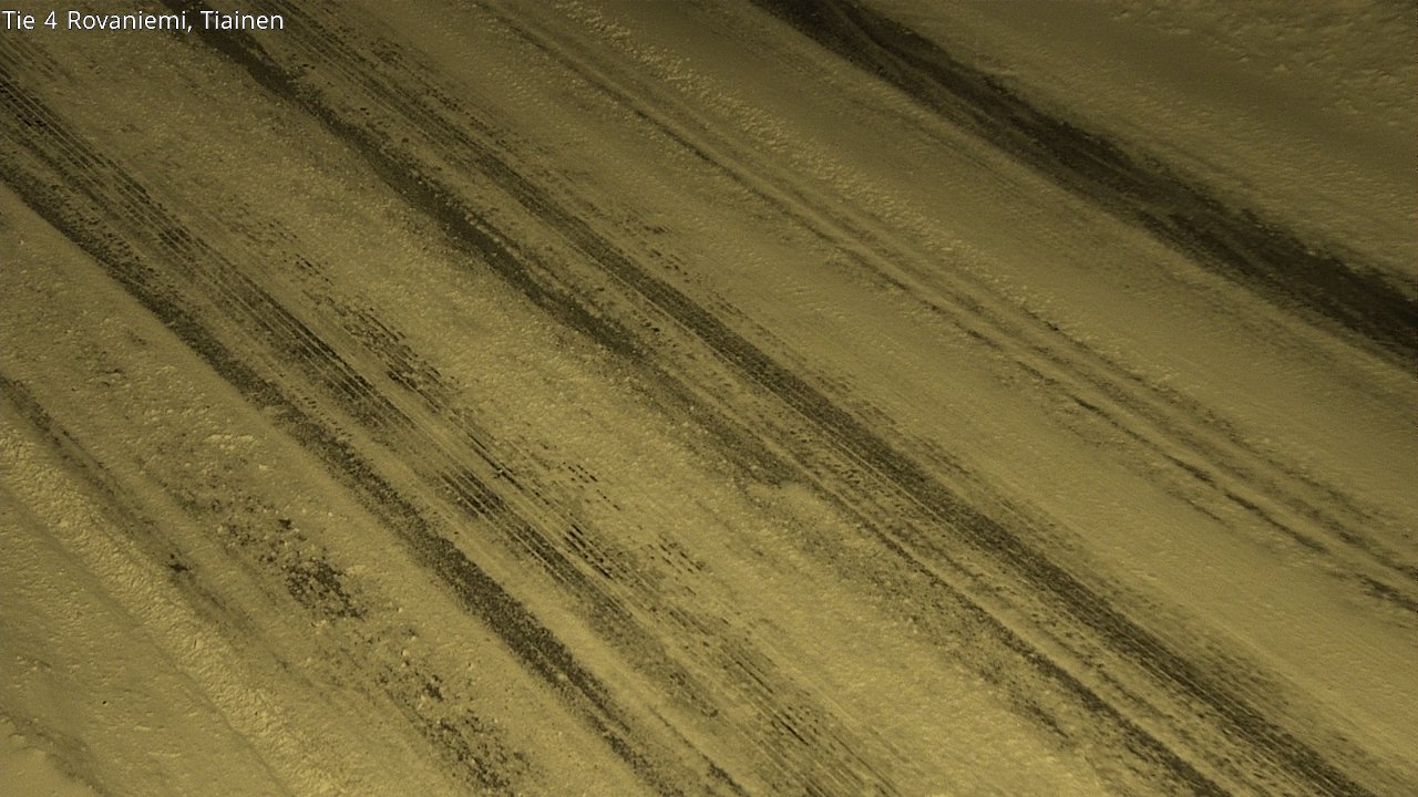 Weather Camera Image Road 4 Rovaniemi, Tiainen, Rovaniemi, Lappi