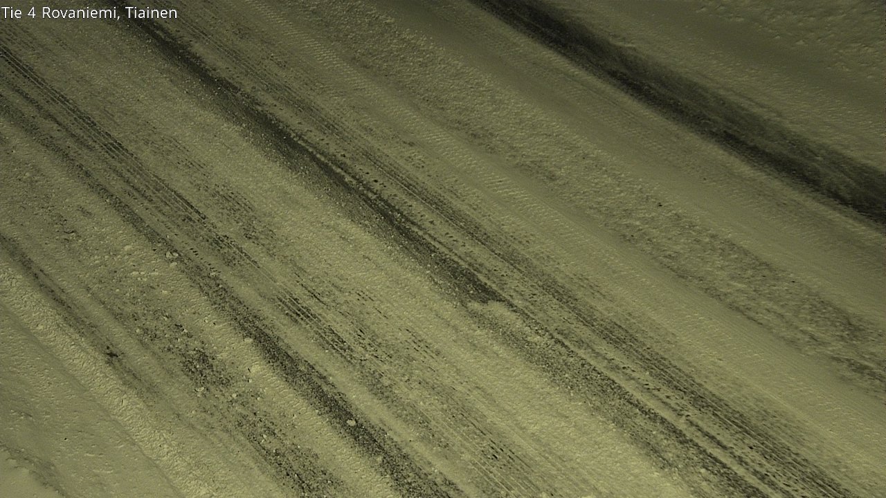 Weather Camera Image Road 4 Rovaniemi, Tiainen, Rovaniemi, Lappi