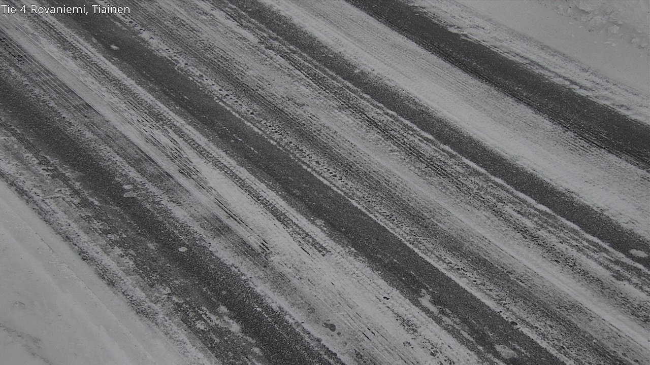 Weather Camera Image Road 4 Rovaniemi, Tiainen, Rovaniemi, Lappi