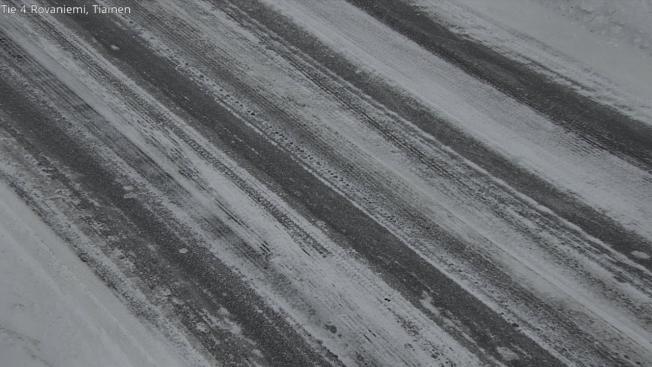Weather Camera Image Road 4 Rovaniemi, Tiainen, Rovaniemi, Lappi