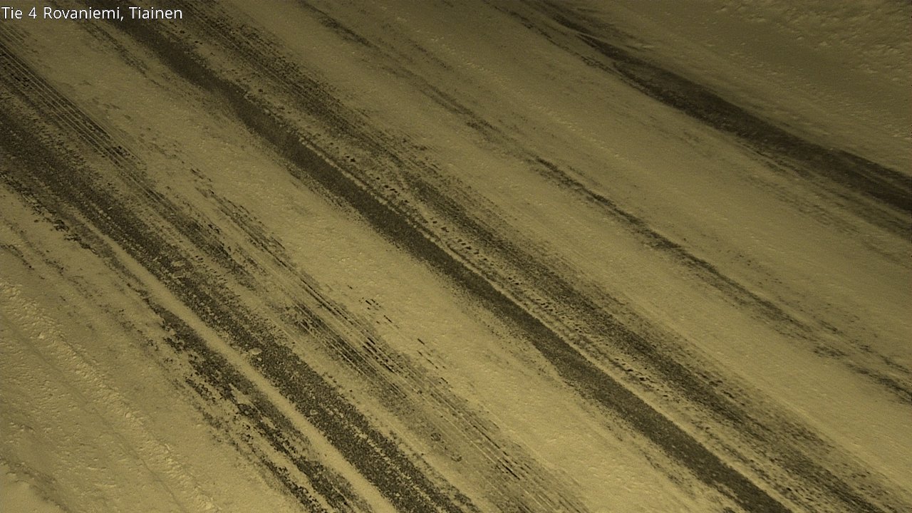 Weather Camera Image Road 4 Rovaniemi, Tiainen, Rovaniemi, Lappi