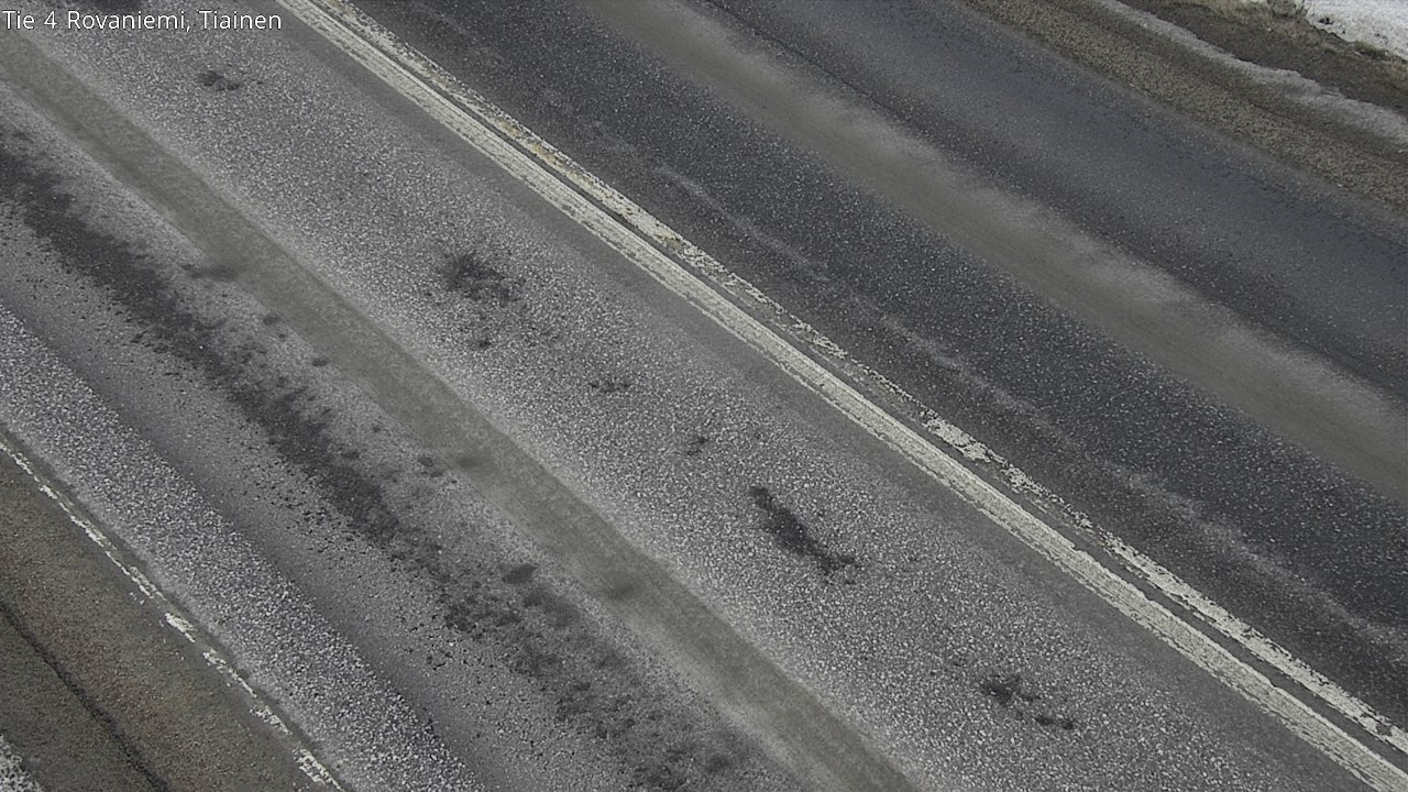 Weather Camera Image Väg 4 Rovaniemi, Tiainen, Rovaniemi, Lappi
